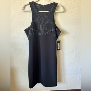 NWT Bebe Black Racerback Mini Dress 14